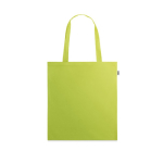Saco reciclado com asas compridas para as compras de rPET Convert cor verde-lima