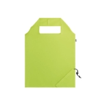 Saco dobrável de plástico reciclado colorido Strawberry rPET cor verde-claro