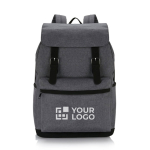 Mochila de nylon para portátil de 15,6'' com bolso exterior Vintage vista principal