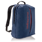 Mochila para desporto e escritório com bolso para PC de 15'' & Sport cor azul vista com logo