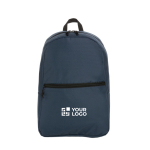 Mochila básica feita de materiais reciclados Escolar Basic cor azul-marinho vista principal