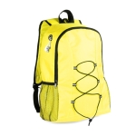 Mochila desportiva de poliéster com entrada para auriculares Hiking cor amarelo primeira vista