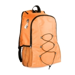 Mochila desportiva de poliéster com entrada para auriculares Hiking cor cor-de-laranja primeira vista