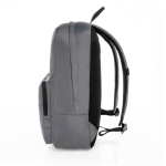 Mochila eco para portátil de 15,6'' com certificação AWARE Pocket cor prateado mate quinta vista