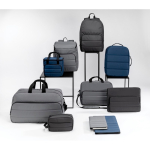 Mochila eco para portátil de 15,6'' com certificação AWARE Pocket cor prateado mate vista de ambiente 2