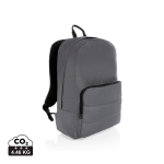 Mochila eco para portátil de 15,6'' com certificação AWARE Pocket cor prateado mate