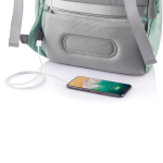 Mochila antirroubo com bolsos RFID para PC de 15,6'' Bobby Soft cor verde menta nona vista