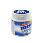 Frasco de pastilhas personalizado Mentos White Menta Refrescante cor branco