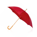 Guarda-chuva automático em poliester 190T com logo ø105 Basic cor vermelho primeira vista
