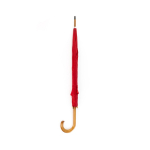 Guarda-chuva automático em poliester 190T com logo ø105 Basic cor vermelho segunda vista