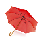Guarda-chuva automático em poliester 190T com logo ø105 Basic cor vermelho terceira vista