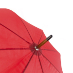 Guarda-chuva automático em poliester 190T com logo ø105 Basic cor vermelho quarta vista