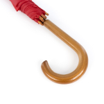 Guarda-chuva automático em poliester 190T com logo ø105 Basic cor vermelho quinta vista