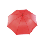 Guarda-chuva automático em poliester 190T com logo ø105 Basic cor vermelho sexta vista