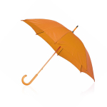 Guarda-chuva automático em poliester 190T com logo ø105 Basic cor cor-de-laranja primeira vista