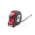 Fita métrica publicitária profissional de 5m cor vermelho terceira vista