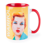 Caneca de cerâmica com asa e interior colorido 350ml Sublim Color