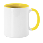 Caneca de cerâmica com asa e interior colorido 350ml Sublim Color