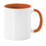 Caneca de cerâmica com asa e interior colorido 350ml Sublim Color