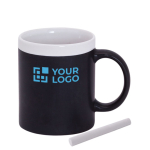 Caneca personalizada de cerâmica quadro com giz 350ml Chalk vista principal