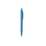 Canetas para brindes baratas eco com botão e tinta azul Fiber cor azul primeira vista