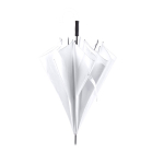 Guarda-chuva personalizado grande em poliester pongee ø116 Monsoon cor branco primeira vista