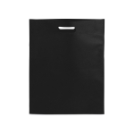 Sacos publicitários non-woven em cores vivas 80 g/m2 Gallery cor preto primeira vista