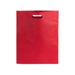 Sacos publicitários non-woven em cores vivas 80 g/m2 Gallery cor vermelho primeira vista