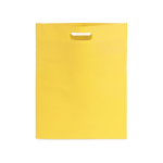 Sacos publicitários non-woven em cores vivas 80 g/m2 Gallery cor amarelo primeira vista