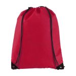 Mochila de cordas personalizada sem tecelagem 80 g/m2 Original cor vermelho segunda vista frontal