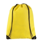 Mochila de cordas personalizada sem tecelagem 80 g/m2 Original cor amarelo
