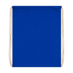 Saco-mochila de algodão 140 g/m² resistente 5 kg Duo Cotton Pro cor azul real terceira vista frontal