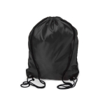 Mochilas de cordão de poliéster 210D para crianças Original cor preto