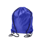 Mochilas de cordão de poliéster 210D para crianças Original cor azul