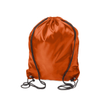 Mochilas de cordão de poliéster 210D para crianças Original cor cor-de-laranja