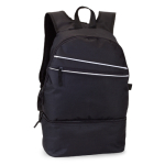 Mochila de poliéster com bolso para calçado 600D Gymfit