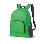 Mochila de viagem personalizada resistente dobrável de ripstop Compact cor verde primeira vista