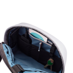 Mochila antirroubo com USB e RFID e porta USB Bobby Sling cor cinzento vista décima sexta
