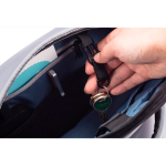Mochila antirroubo com USB e RFID e porta USB Bobby Sling cor cinzento vista décima sétima