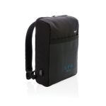 Mochila antirroubo para portátil com USB e RFID 15'' Comfort cor preto vista com logo
