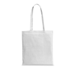 Sacos personalizados de algodão coloridos 140 g/m2 EcoColor Plus cor branco