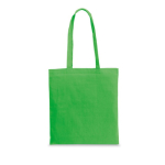 Sacos personalizados de algodão coloridos 140 g/m2 EcoColor Plus cor verde