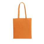 Sacos personalizados de algodão coloridos 140 g/m2 EcoColor Plus cor cor-de-laranja