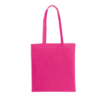 Sacos personalizados de algodão coloridos 140 g/m2 EcoColor Plus cor cor-de-rosa