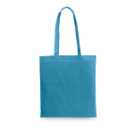 Sacos personalizados de algodão coloridos 140 g/m2 EcoColor Plus cor azul-claro