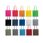 Sacos personalizados de algodão coloridos 140 g/m2 EcoColor Plus varias cores