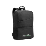 Mochila para portátil de 15,6'' com bolsos acolchoados Dynamic cor cinzento-escuro imagem com logo