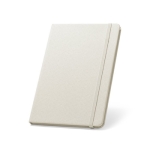 Caderno reciclado antibacteriano, folhas A5 pautadas Antibacterial cor cinzento-claro
