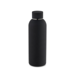 Garrafa térmica de aço inoxidável com acabamento mate 500ml Spring cor preto
