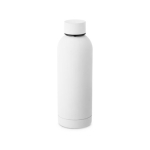 Garrafa térmica de aço inoxidável com acabamento mate 500ml Spring cor branco